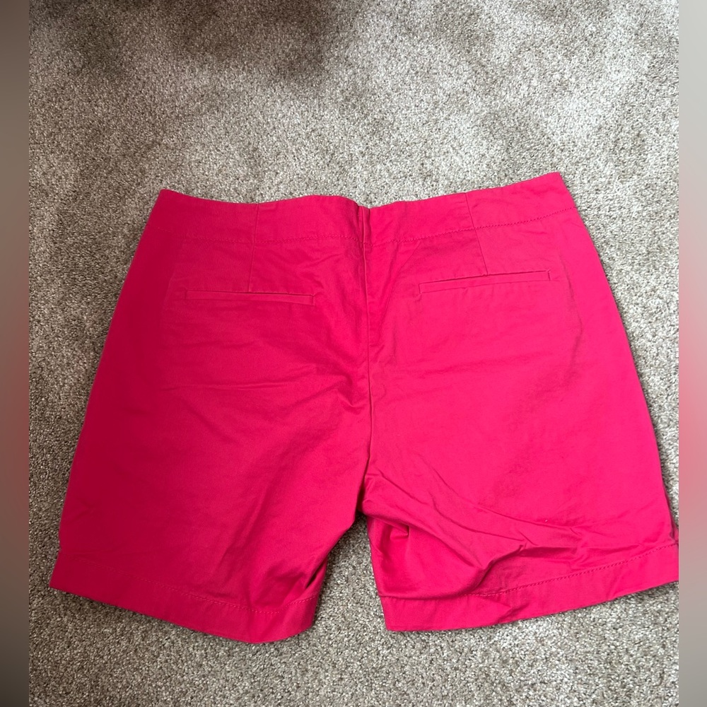 J Crew Hot Pink Side Button Sailor Chino Shorts 10 - Picture 4 of 7